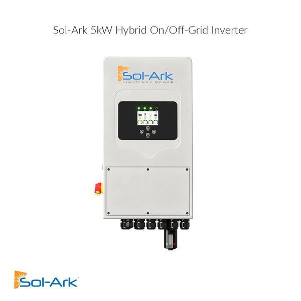 Sol-Ark SA-5K-1P-N Pre-wired All-In-One Hybrid Inverter  | 10 year warranty